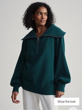 Varley, Vine Half-Zip Pullover, Size Small